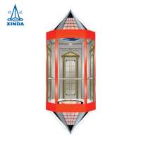 Glass elevator commercial mall panoramic antique elevators for sale