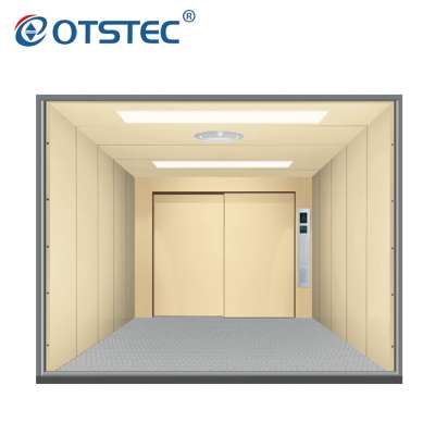 Stainless Steel 1000kg-5000kg Building Goods Elevators Freight Elevator