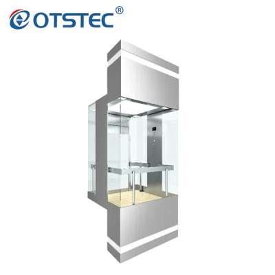 Top Quality OTSTEC Brand 1.0M/S Panoramic Elevator Home Small Elevator Lift